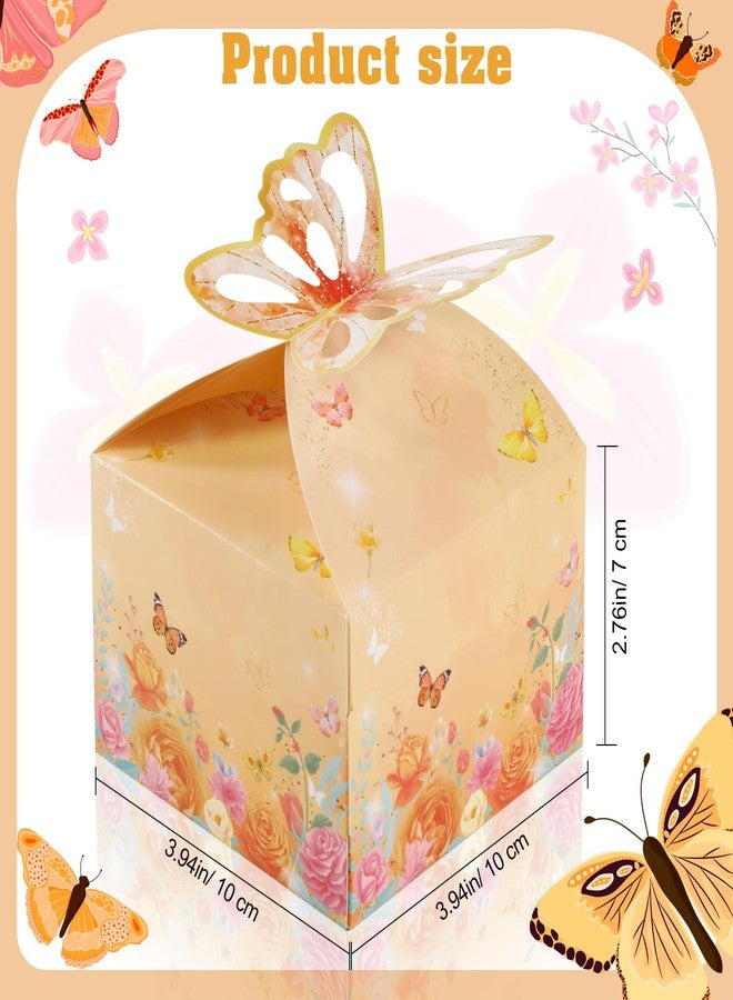HOWAF 12 PCS Butterfly Party Favor Treat Boxes,Spring 3D Butterfly Candy Boxes Floral Butterfly Goodie Boxes for Spring Birthday Baby Shower Party Decor Supplies - Image 2